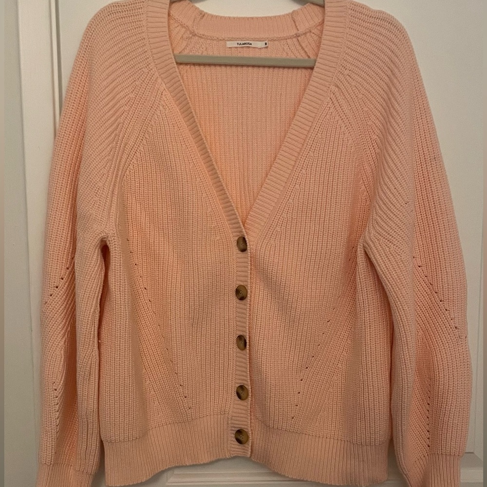 Tularosa Pink Cardigan Sweater
